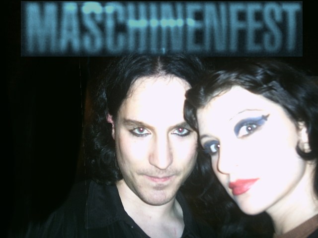 04.10.2003 Maschinenfest / Aachen - making of: FUTURE NOIR - HANIN ELIAS