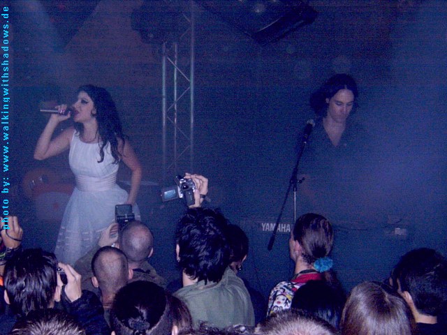 Hanin Elias & TweakerRay - 04.10.2003 - Maschinenfest / Aachen - making of: FUTURE NOIR - HANIN ELIAS