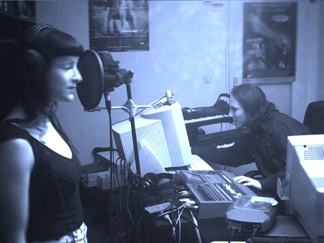 Recording Session 25.01.2004 - making of: FUTURE NOIR - HANIN ELIAS